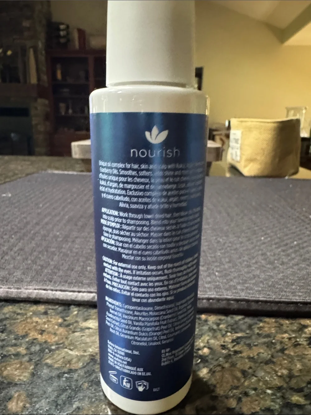 Eufora Nourish Beautifying Serum - Blue & White Pump Bottle